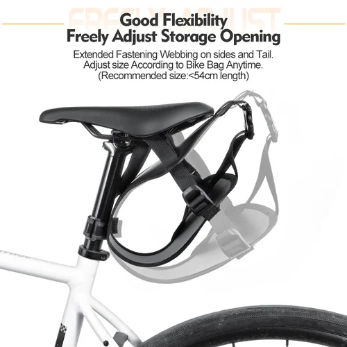 Imagen 2 del producto NEWBOLER-soporte para bolsa de sillín de bicicleta, bolsa impermeable de gran capacidad para bicicleta, portaequipajes trasero de liberación rápida para bicicleta de montaña y carretera