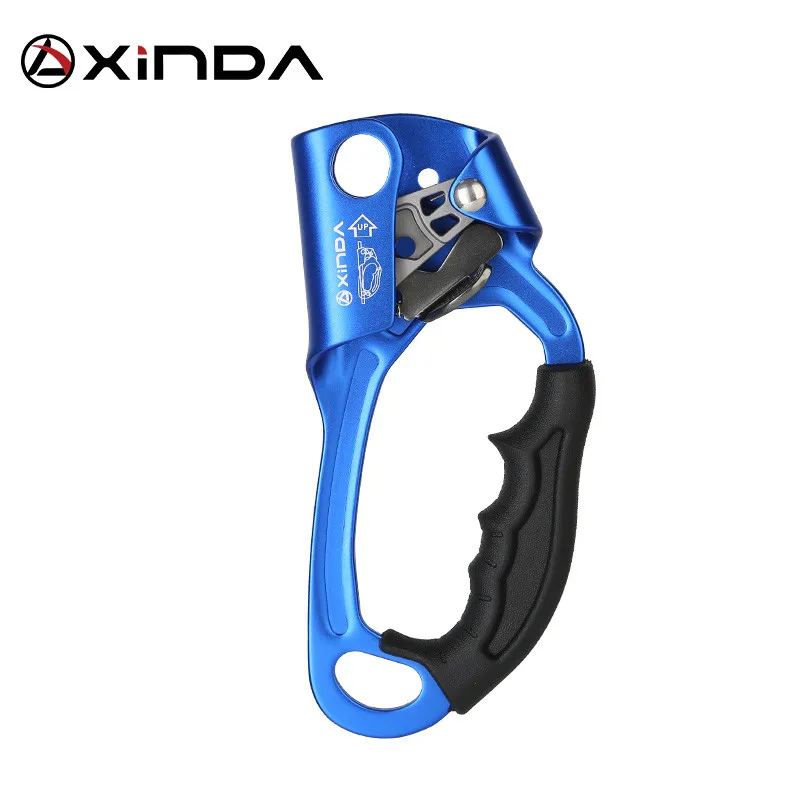XINDA Outdoor Sports Klettern Ascend Rechts Links Hand Erfassen 8mm-13mm Seil Ascender Gerät Bergsteiger Riser Werkzeug Kits – Detail 8