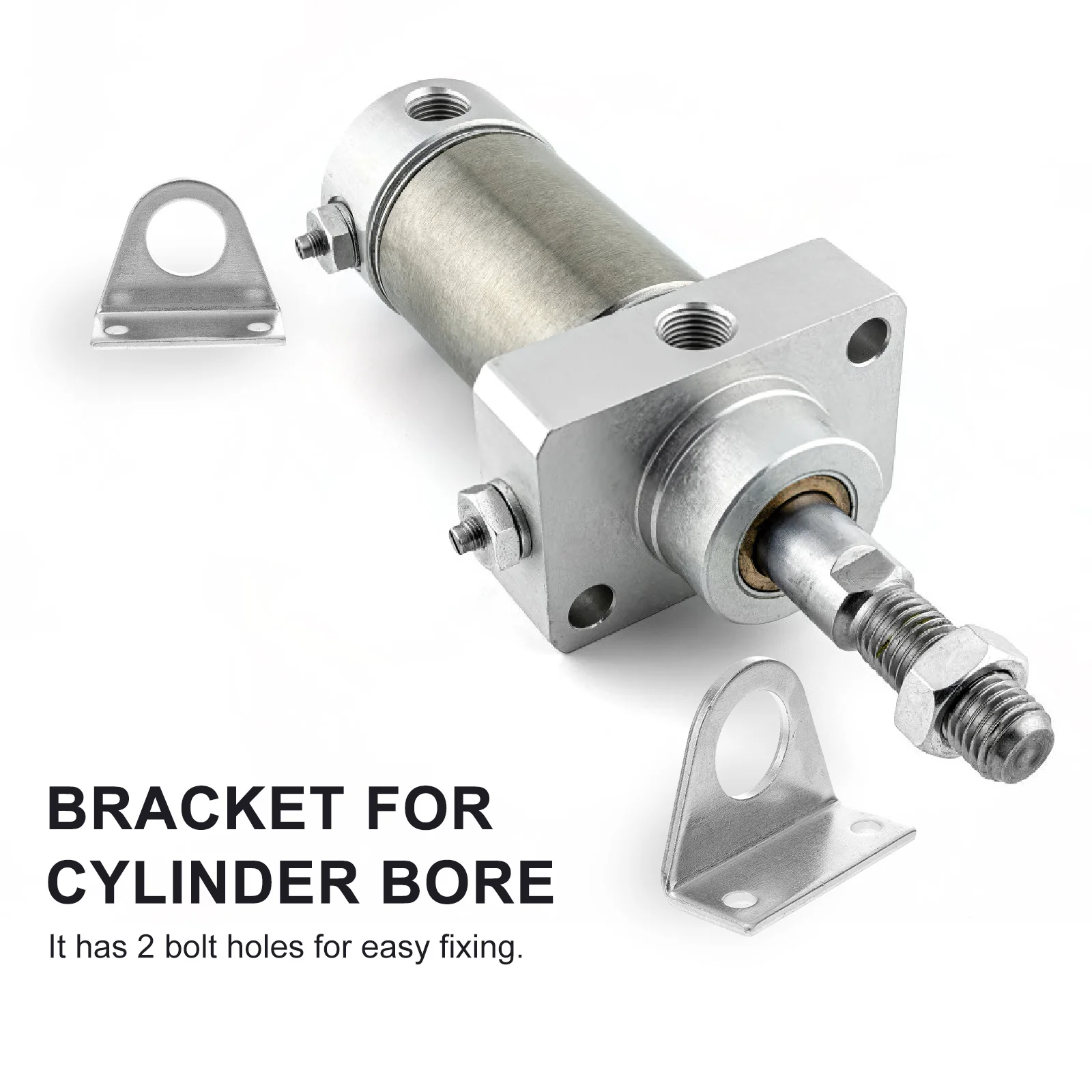 

Air Cylinder Mounting Brackets Stainless Steel Clevis Bracket For Pneumatic Cylinder Rod Durable High Strength Hardware