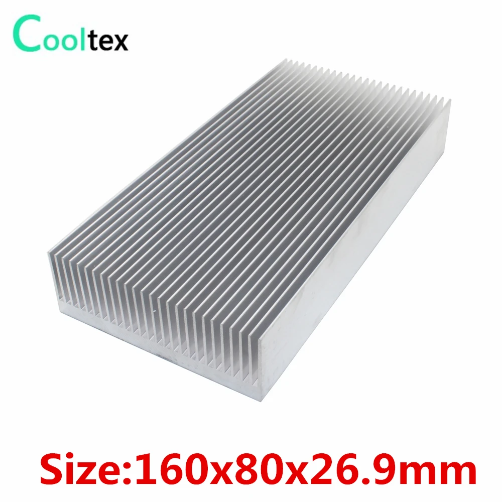 

160x80x26.9mm DIY Aluminum HeatSink Heat Sink radiator for Electronic integrated circuit Chip VGA RAM LED IC COOLER cooling