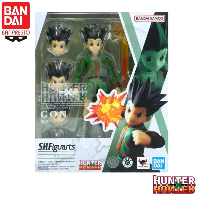 

In Stock 100% Original Bandai Banpresto Hunter Hunter Gon Freecss Action Figure Doll Brand New Boxed Animation Peripherals
