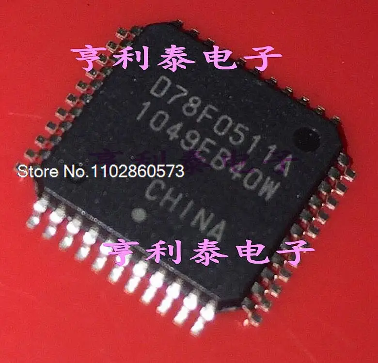 

5PCS/LOT UPD78F0511AGB-GAF-AX D78F0511A QFP-44