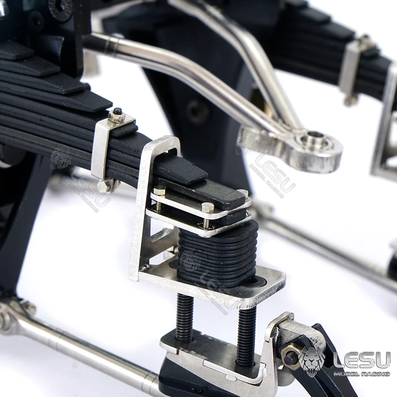 Updated Suspension Kit Pneumatic Spare Parts For 1/14 Rc Lesu Tamiyaya Man Hydraulic Tractors Trailers Remote Trucks