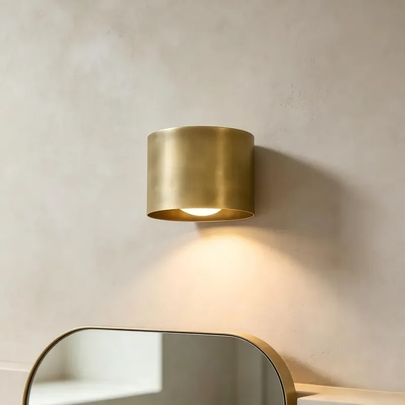 Modern Minimalist Wall Light Luxury Bedroom Bedside Lamp Hotel Corridor Ambient Lighting Antique Style Home Decor Fixture For