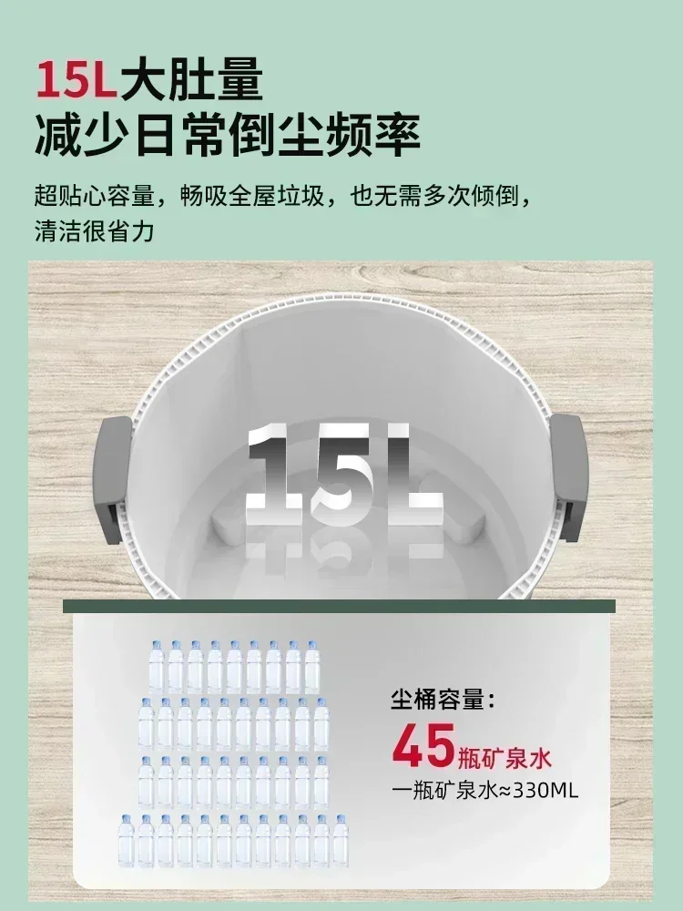 Aspirapolvere commerciale ad alta potenza per uso domestico Grande aspirazione portatile Potente una macchina di aspirazione Decorazione industriale piccola