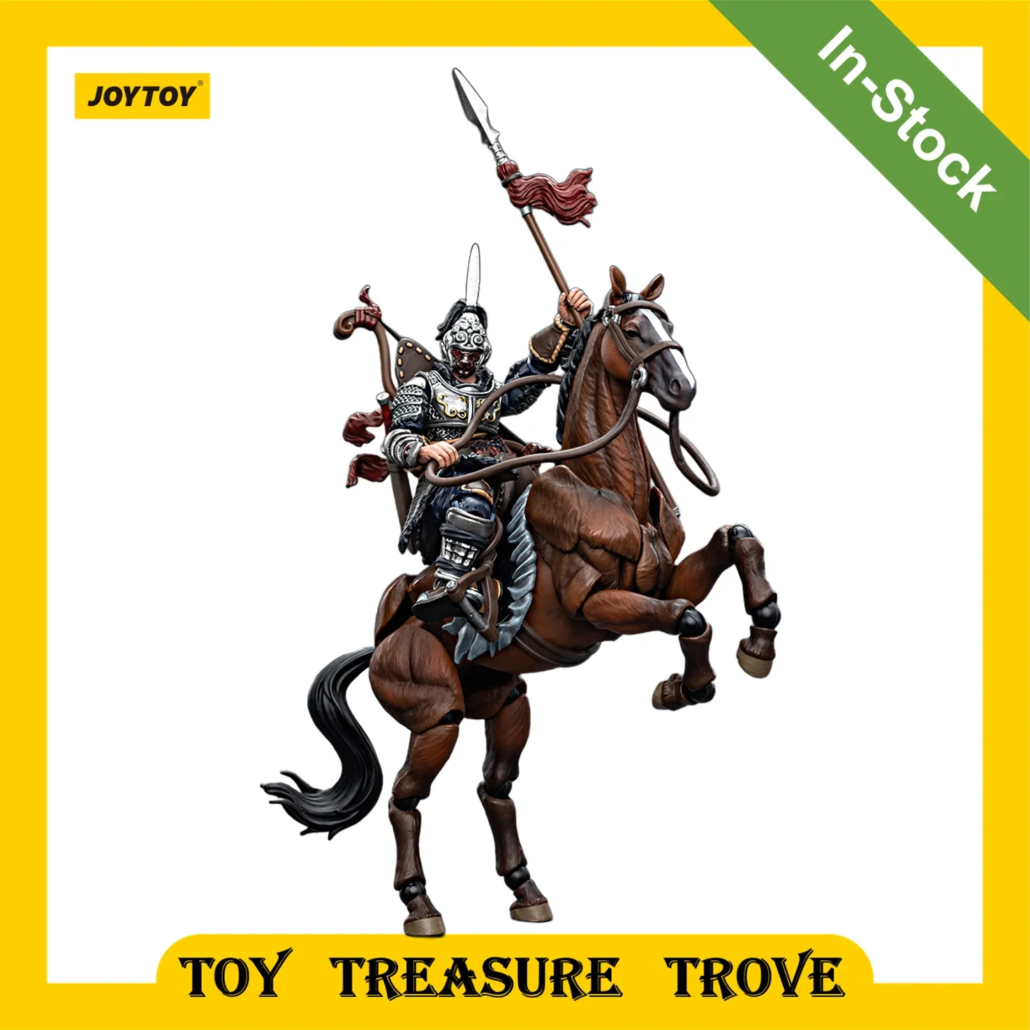 

[In-Stock] JOYTOY Dark Source Jiang Hu 1/18 Action Figures War Horse Empire Cavalry Anime Military Medieval Style Model Decor