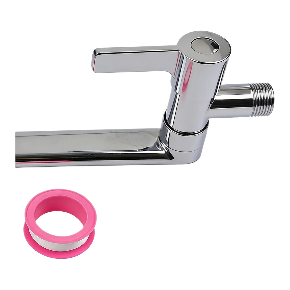25cm Stainless Steel Faucet Splash-free Faucet Design Valve Accessory Wall-mounted Faucet Controlled Water Flow