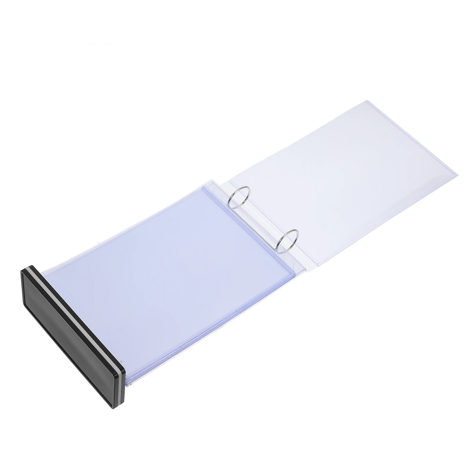 

Menu Display Stand Flip Organizer Document Holders Plastic Business Card Holder Desk Advertising Tall Tabletop Sign Holder Paper