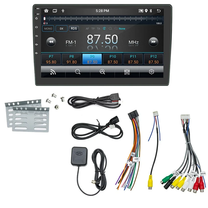 راديو سيارة موثوق به شاشة 9 بوصة دقة عالية نظام ملاحة أندرويد نظام تحديد المواقع بلوتوث لفورد فوكس 2005-2008 2 + 32G #2