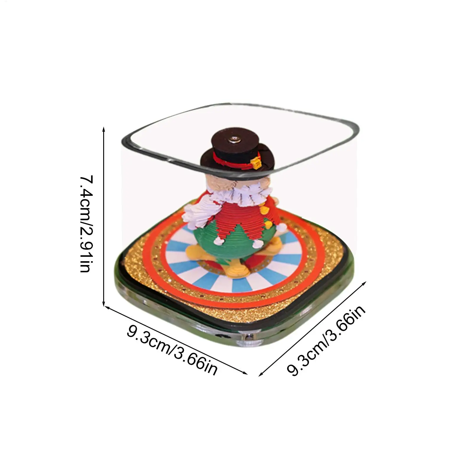 Timepiece Calendar 3D Clown Cutout Art Calendar Memo Pad Organizer Schedule Notepad For Time Management Daily Planning Chore