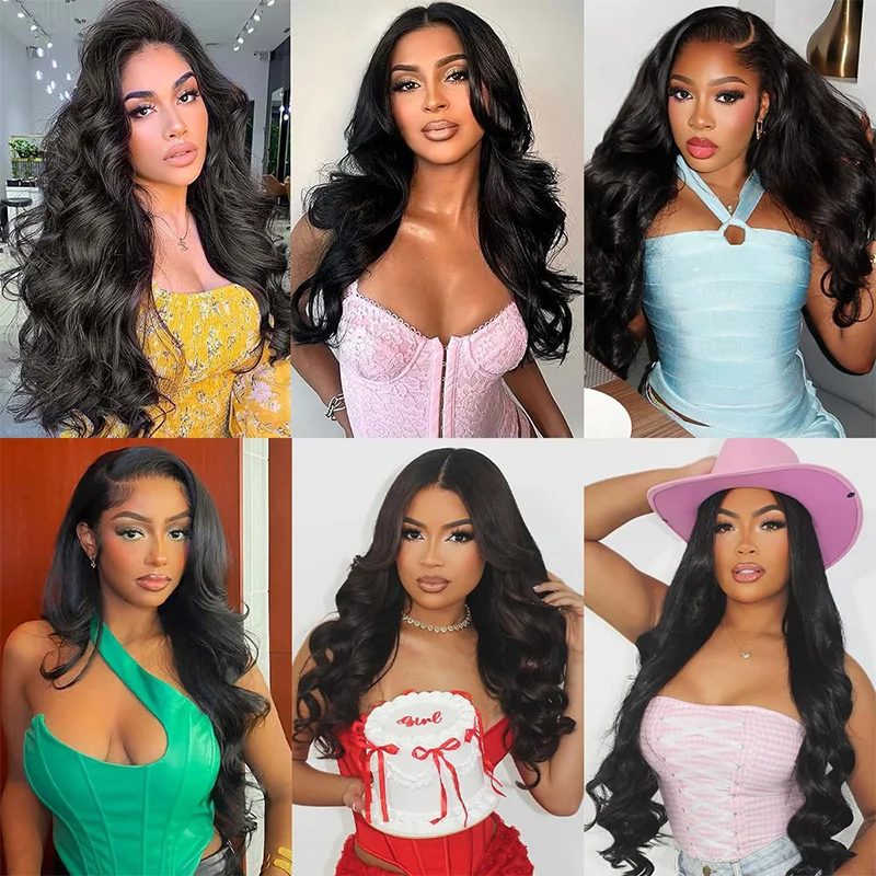 13x4 الجسم موجة الدانتيل الجبهة الباروكات شعر الإنسان قبل قطعها 200 الكثافة HD شفافة الدانتيل الباروكات الأمامية للنساء عقدة ابيض 12A