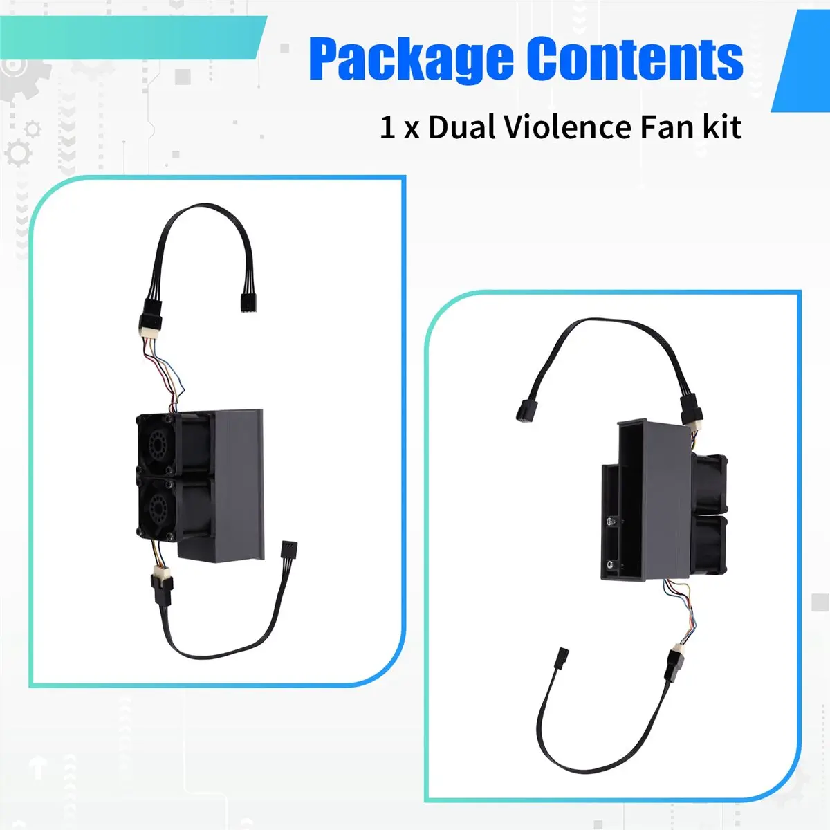 

[A64E] Ультракороткий охлаждающий радиатор Dual Violence Fan для графических процессоров NVIDIA Tesla A100 170HX L40 A40 A30 для вычислительной мощности