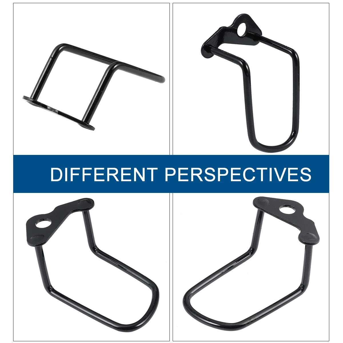 

5pcs Iron Rear Derailleur Protector Durable Bike Gear Shifter Easy Install Single Hole Most Bikes Outdoor Riding Accessories