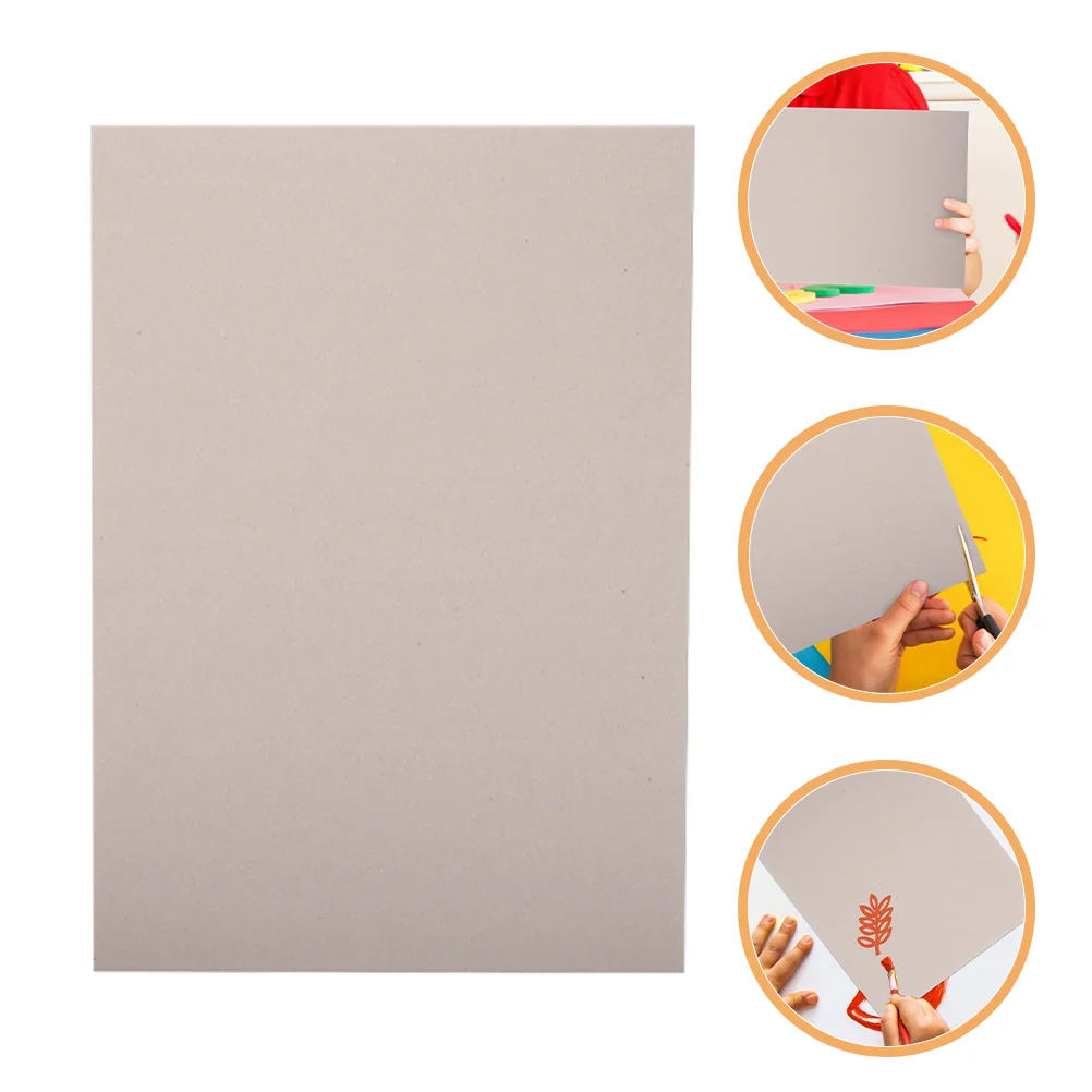 20 Sheets Manual Painting Cardboard Child Cardstock Paper Blank Papers for Print