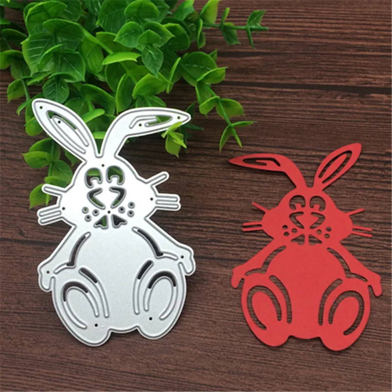 Energetic Rabbit Metal Cutting Dies For Scrapbooking Stencils DIY Album Cards Decoration Embossing Folder Die Cuts Mold