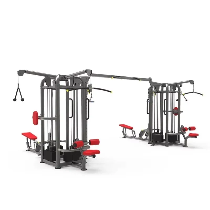 YTYINWholesale New Design Exercise Functional Trainer Machine Commercial Gym Fitness Equipment 9 Station Multi Gym