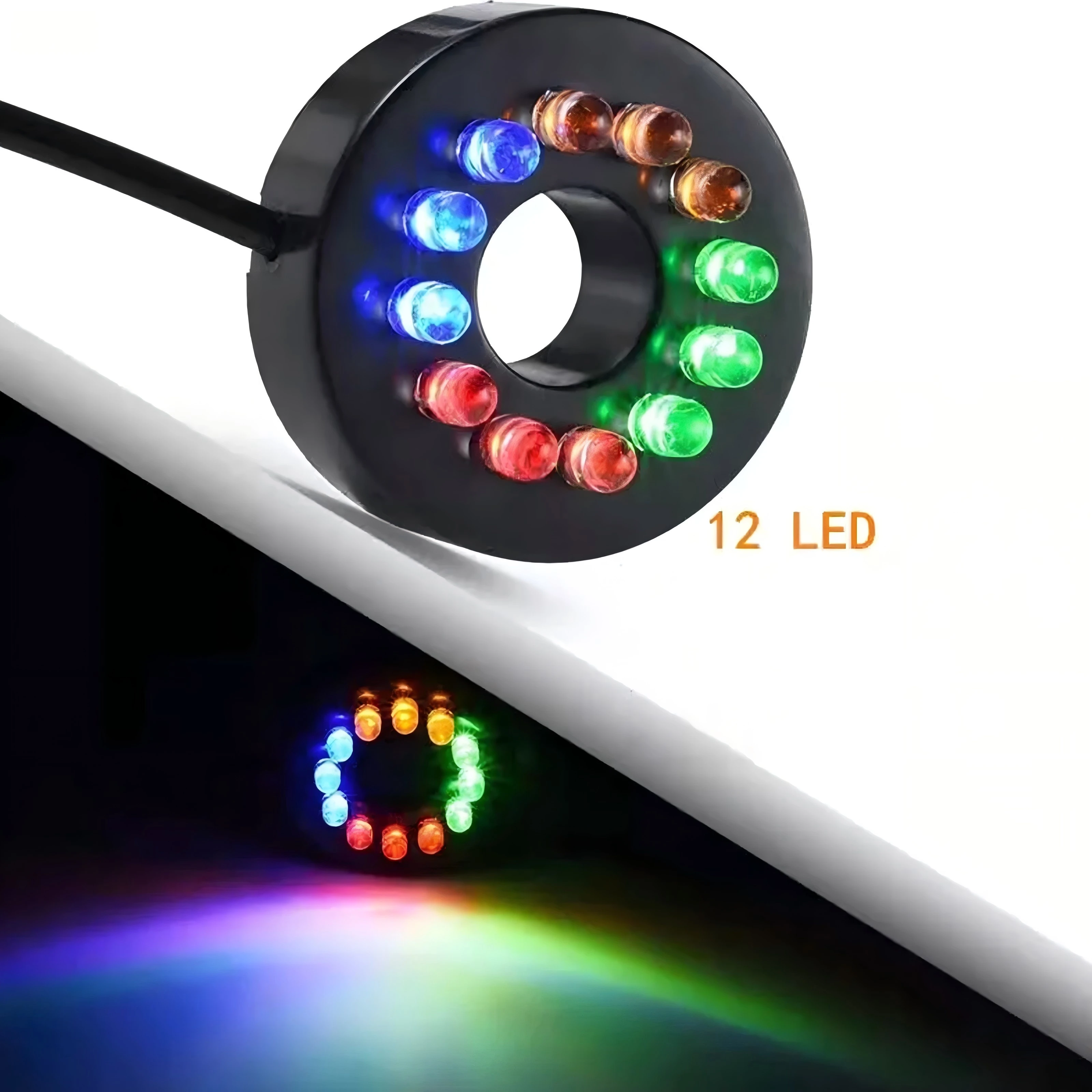 حلقة إضاءة LED 12 فولت تحت الماء 12 فولت للمضخات حديقة نافورة غاطسة