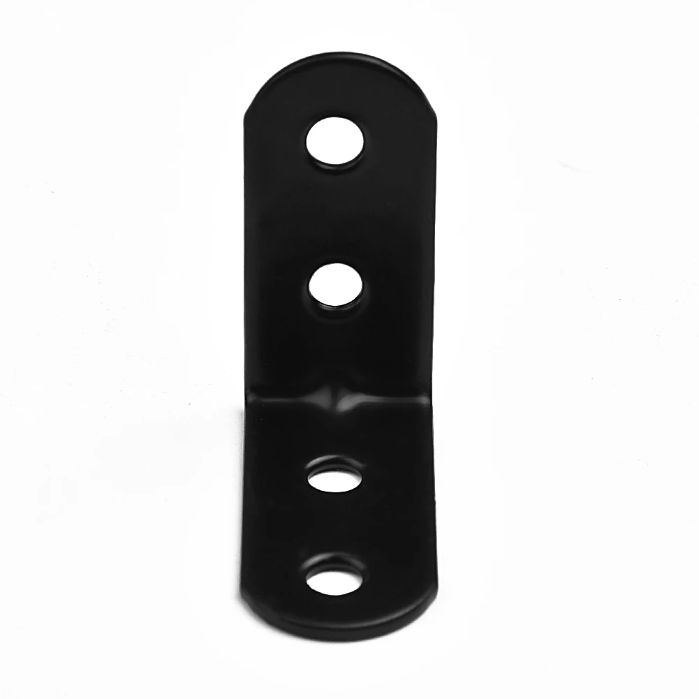 10pcs Stainless Steel Furniture Support Brackets L-Shaped for Reinforcement of Cabinets and Chairs with Recessed Screw Holes