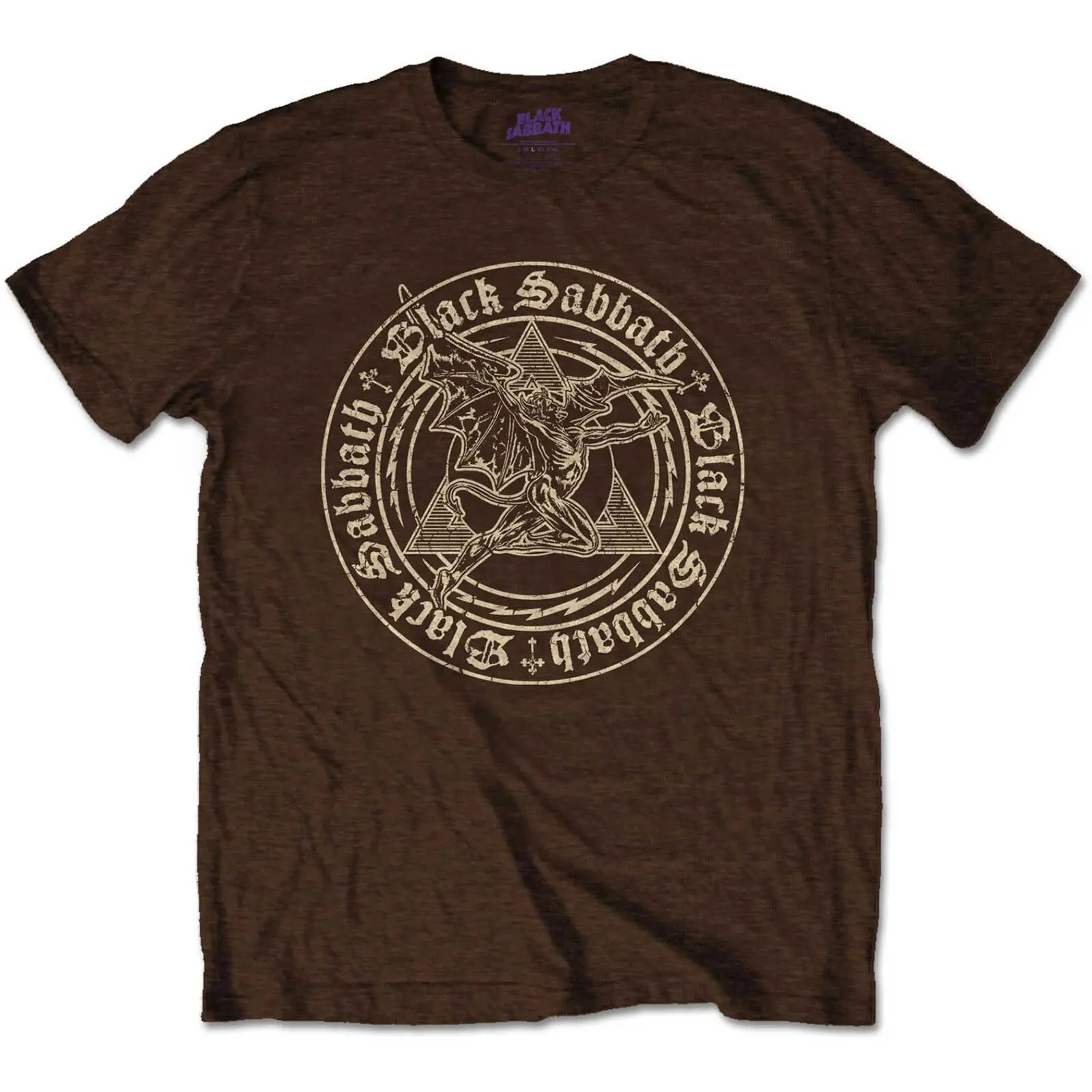 

Men's Henry Pyramid Emblem T-shirt Small Chocolate Brown