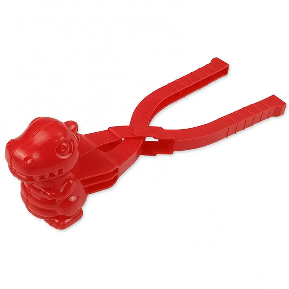 オニギリとハンドル付きスノーボールメーカー、米型、DIY寿司型、子供と大人のための冬の動物の雪のおもちゃ、1個