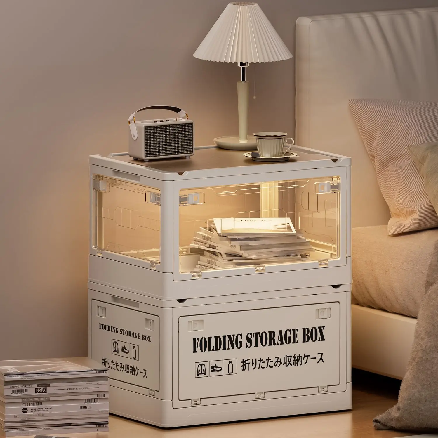 

Thickened Large Capacity Super Transparent Storage Box Wardrobe Clothes Plastic Household Box Toy Sorting Storage Boxs