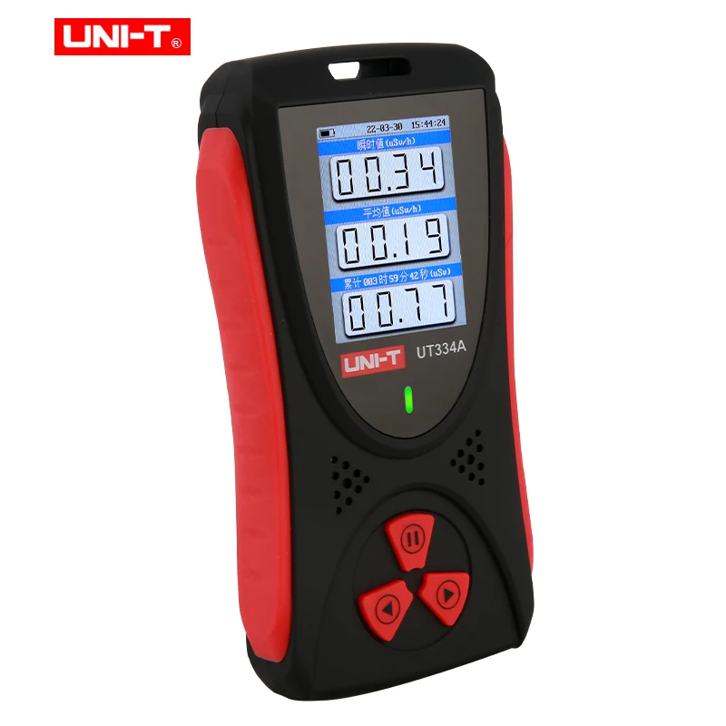 UNI-T UT334A  Radiation Detector  X β γ Radioactivity Tester Geiger Alpha Beta Gama Professional Meter Personal Dosimeter