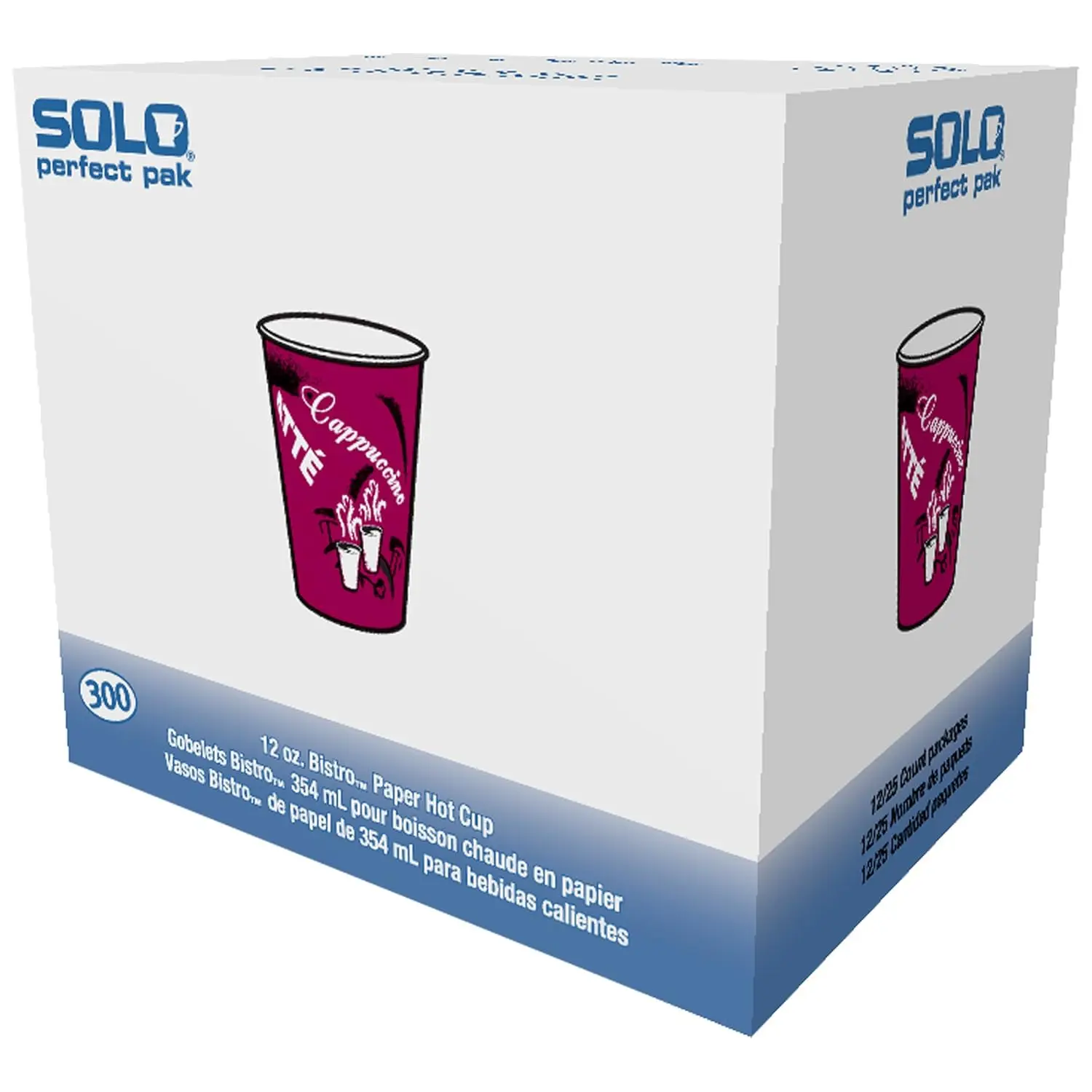 

OF12BI-0041 12 oz Bistro SSP Paper Hot Cup (Case of 300)