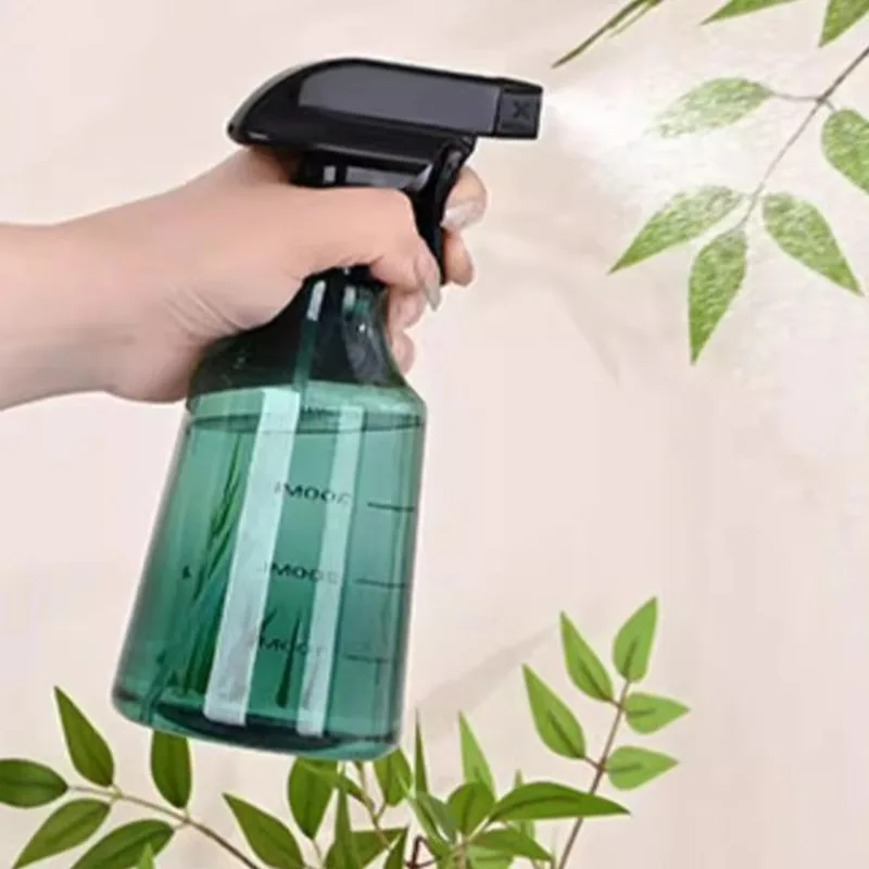 Spray Bottle Transparent Plastic Dual Mode Direct Mist Press Container For Plant Watering Sanitize Daily Garden Care Supply