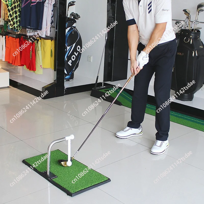 Upgraded Adjustable, High Indoor Golf Swing Trainer 360 Rotary Portable Strike Pad with Suction Cup