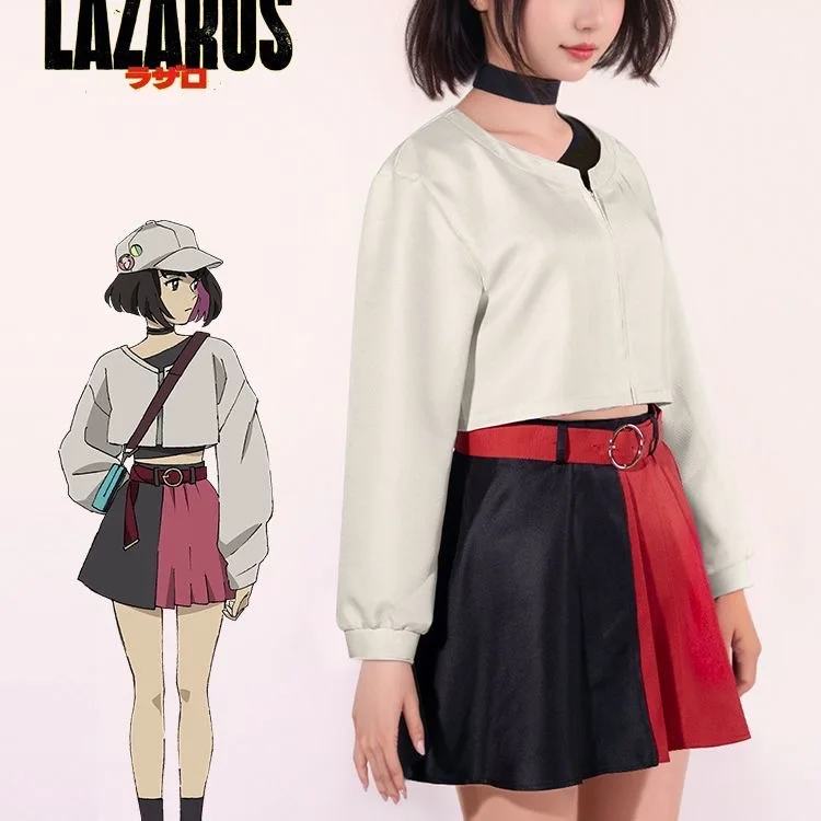 أزياء إليينا إيلينا التأثيرية أنيمي لازاروس إليينا إيلينا زي شعر مستعار للنساء والفتيات بدلة حفلات ترفيهية يومية لطيفة