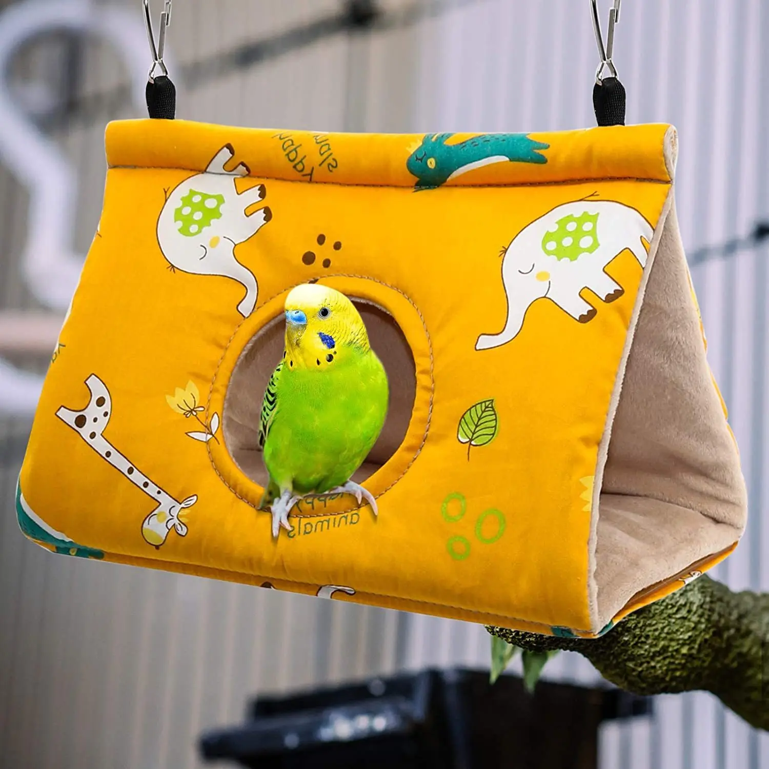 Cotton Thickened Winter Hanger parrot toys House Sleeping Triangle bird feeder Nest cage  cages for hamsters