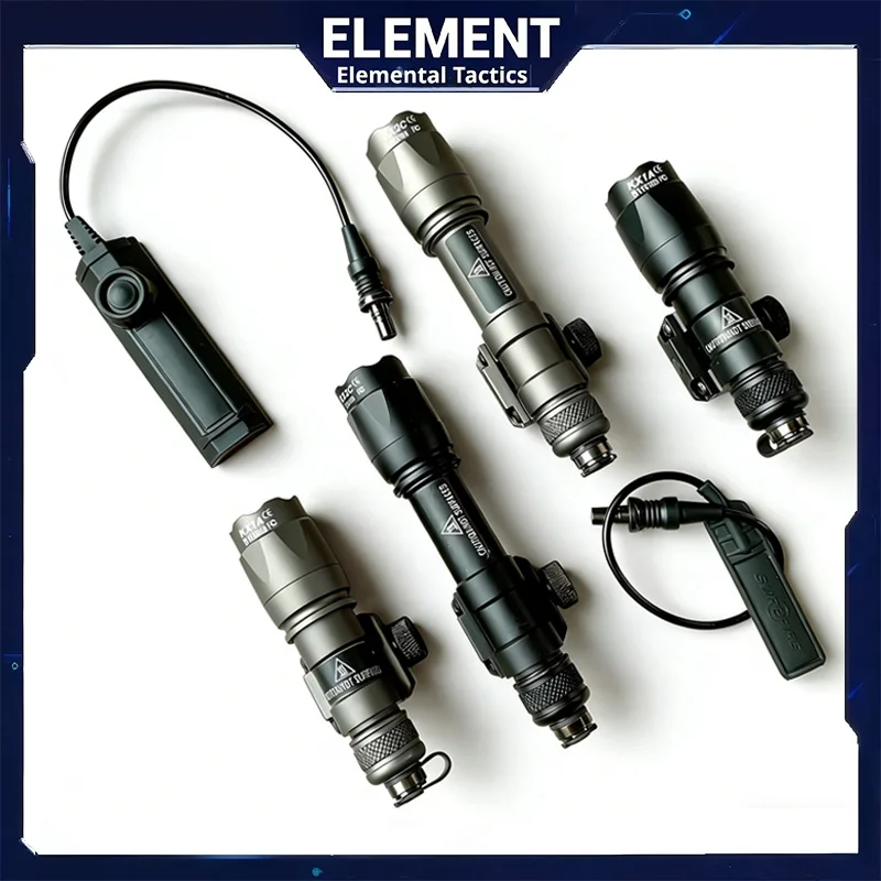 

Тактический светодиодный фонарь Element SF Airsoft M300A M600C, мощный фонарь для тактической винтовки с креплением на 20-мм планку Picatinny