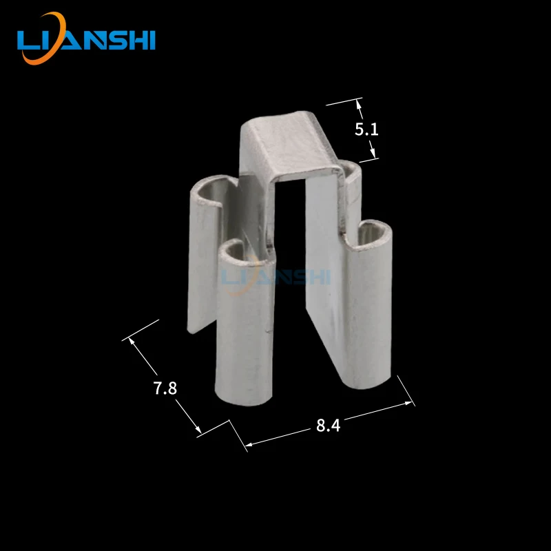 100pcs 6.3 Circuit Board Connection Bridge Circuit board terminal PCB spring generator voltage regulator connection