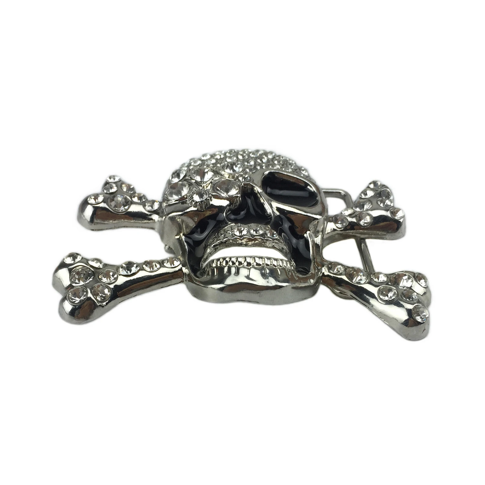 WesBuck Brand Skull skeleton belt buckle Belt DIY accessories Western cowboy style Smooth belt buckle Punk rock style