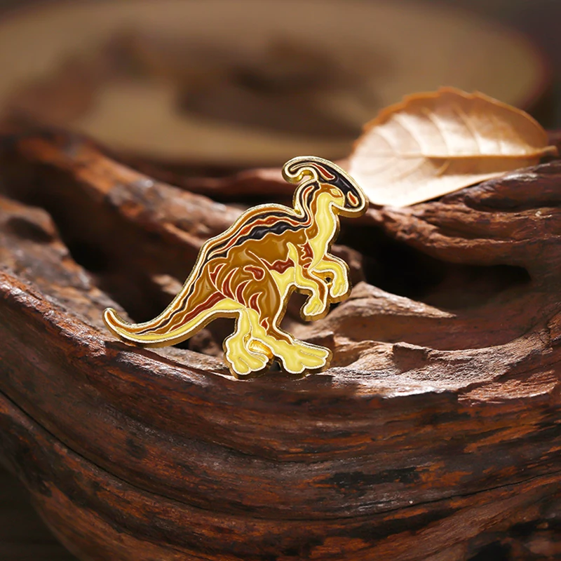 Kleurrijke Dino Emaille Pins Custom Jurassic Dinosaurussen Broches Revers Badges Cartoon Dier Sieraden Cadeau voor Kinderen Vrienden