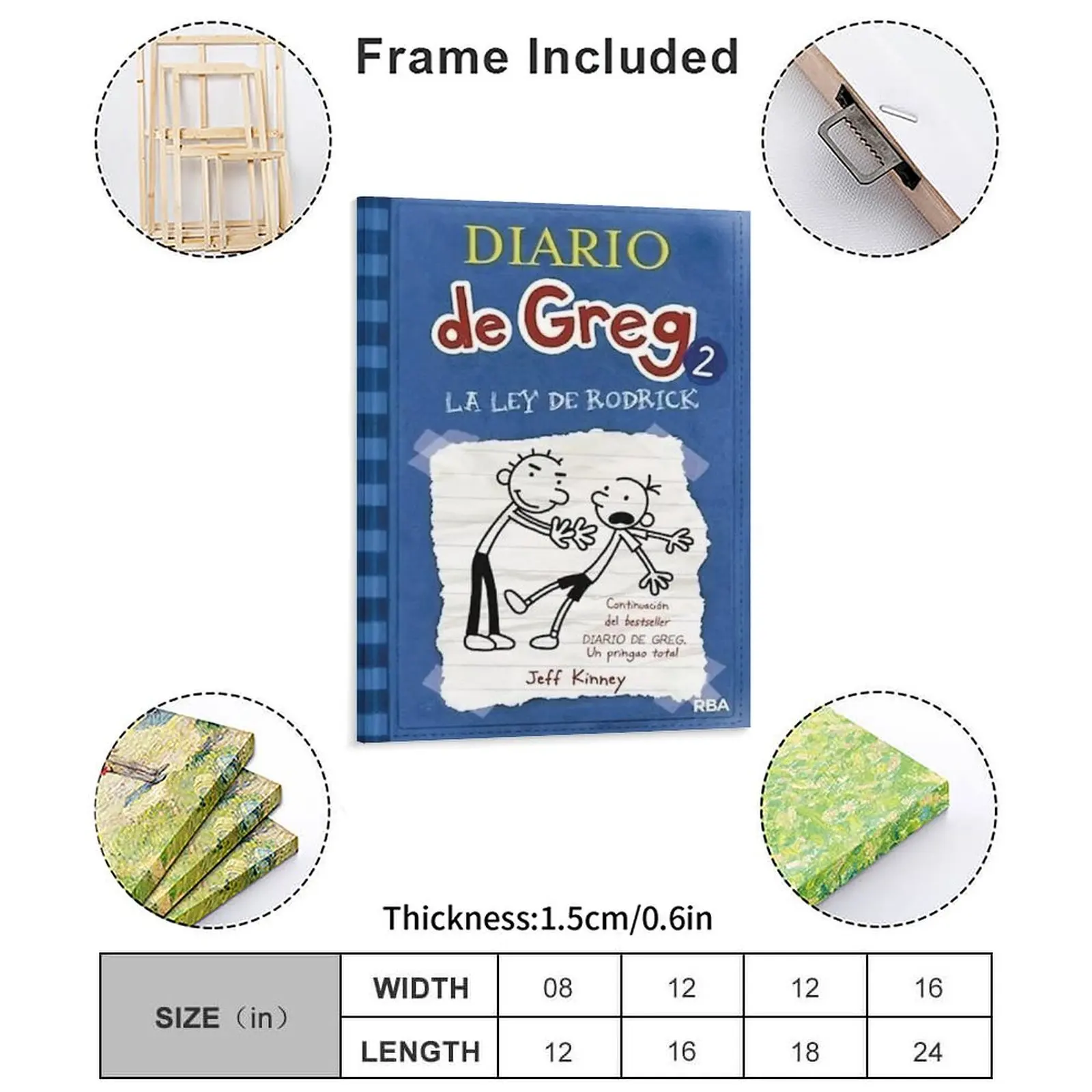 Greg's Diary Double or Nothing Official greg Heffley Diary Of A  Wimpy Kid Group Printing Cave Sign Poster