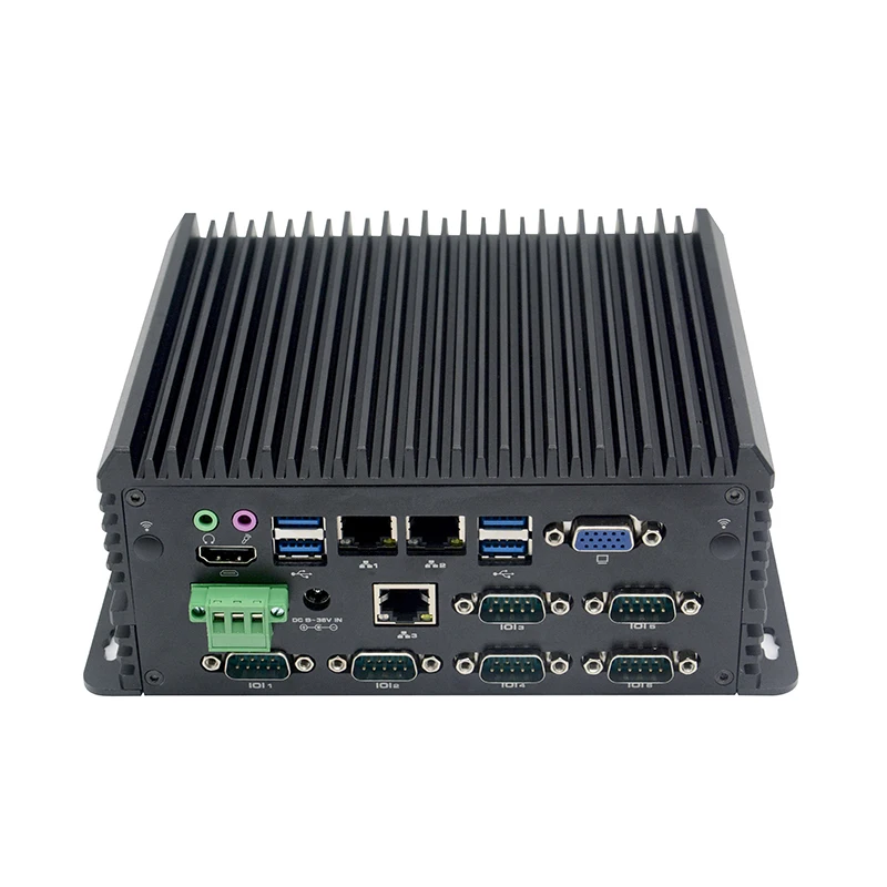 

wholesale I7-6650U/2.2GHz high performance fanless industrial box pc with USB port