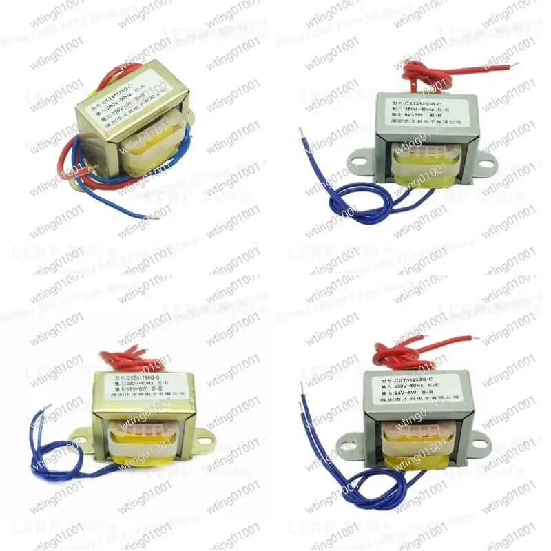 for EI41x20 5W Step Down Transformer DB-5VA Convert 380V AC to 9V 12V 15V 18V 24V or 220V Output High Efficiency Voltage