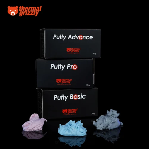 Imagen 1 del producto Masilla térmica de grasa de silicona conductora térmica grizzly 30g CPU/GPU disipación de calor bloqueo de calor masilla térmica PRO