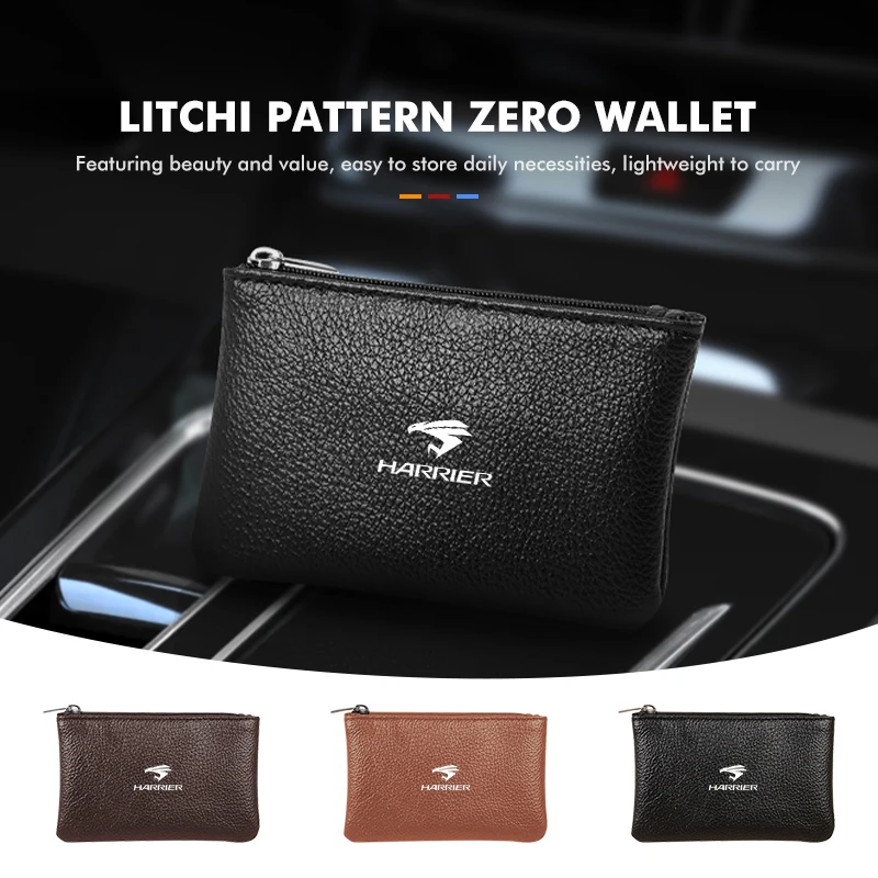 Porte-documents de conduite automobile pour Toyota, porte-cartes d'identité et passeport, porte-monnaie, accessoires pour Harrier 80 30 60 XU30 XU60 Venza