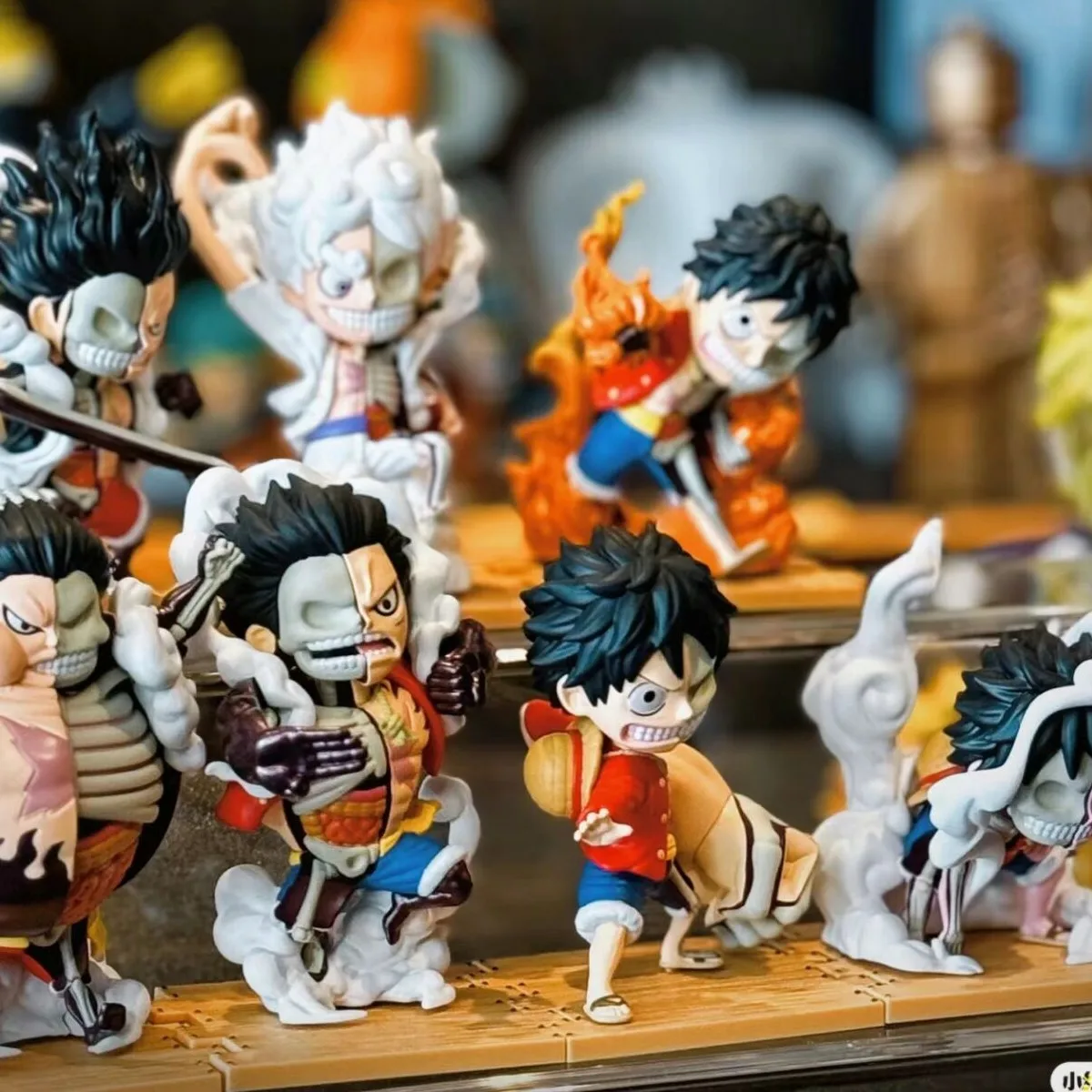 2023 One Piece Mighty Jaxx Luffy Roronoa Zoro Anime Figure Collection Desktop Decoration Model Kids Toy Graduation Gifts