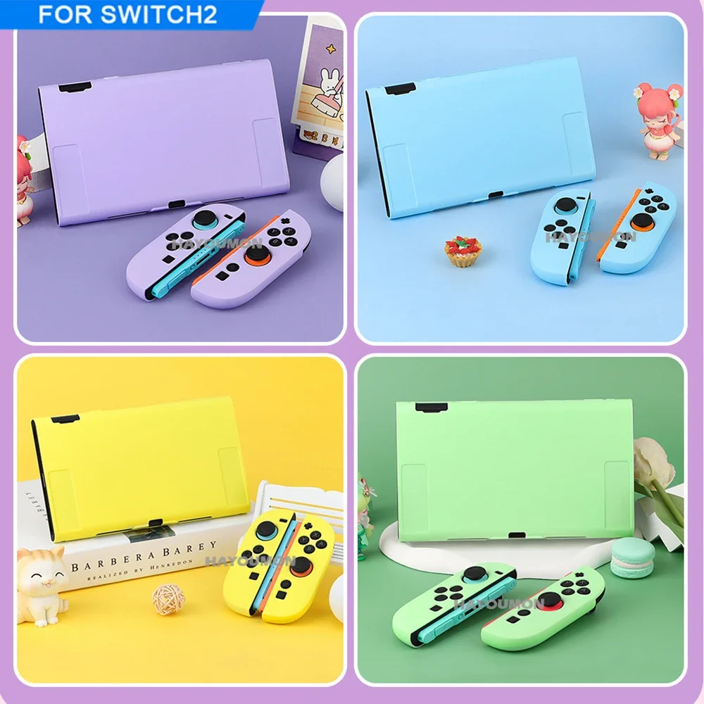 Premium Silicone Protective Case for Switch 2 Full Body Shockproof Anti-Scratch Ergonomic Non-Slip Grip Durable Soft Shell Cover