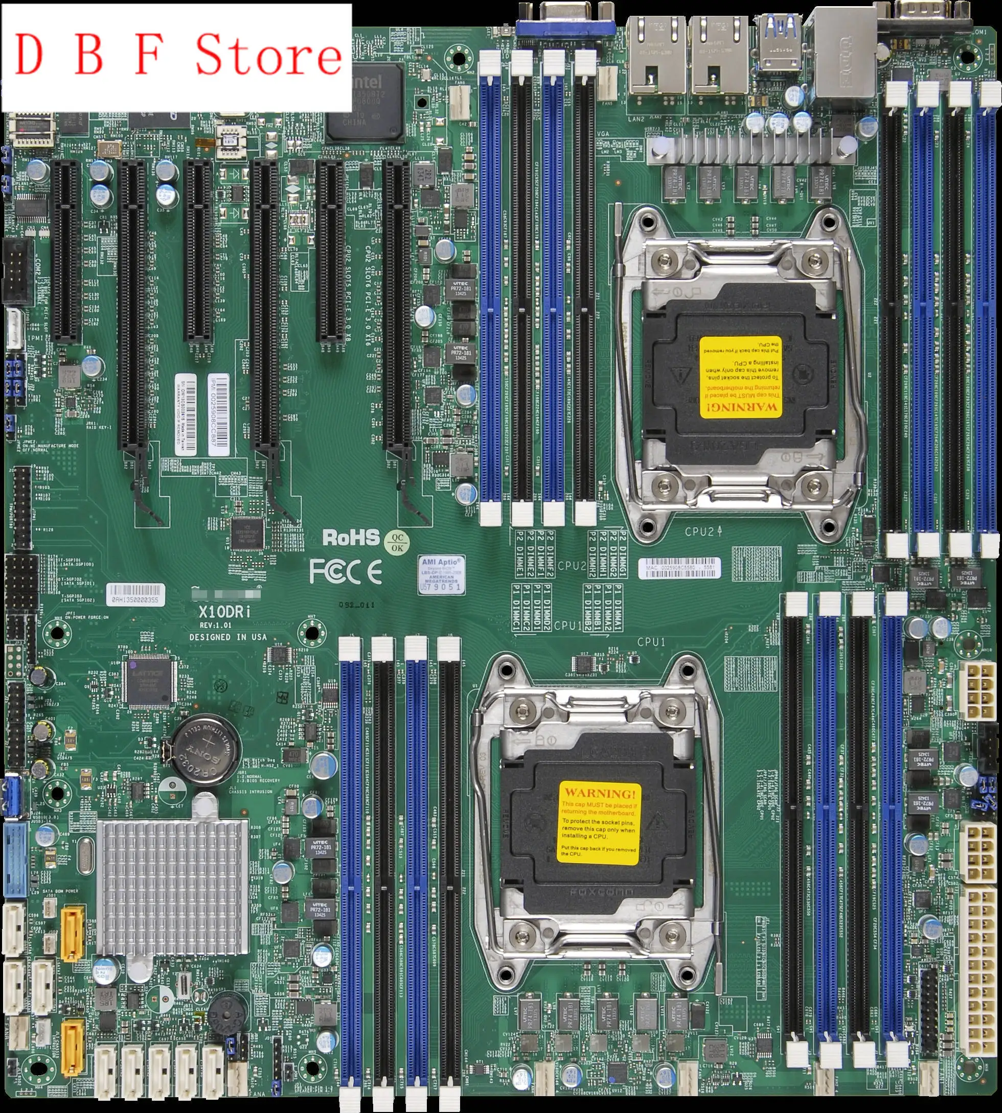 Server Workstation Motherboard for Supermicro X10DRi  REV1.01