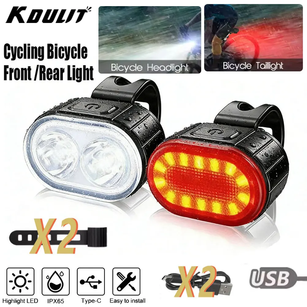 

Велосипедный передний/задний фонарь/комплект, фонарик для защиты велосипеда, MTB, водонепроницаемый задний фонарь, светодиодная лампа для безопасности ночной езды