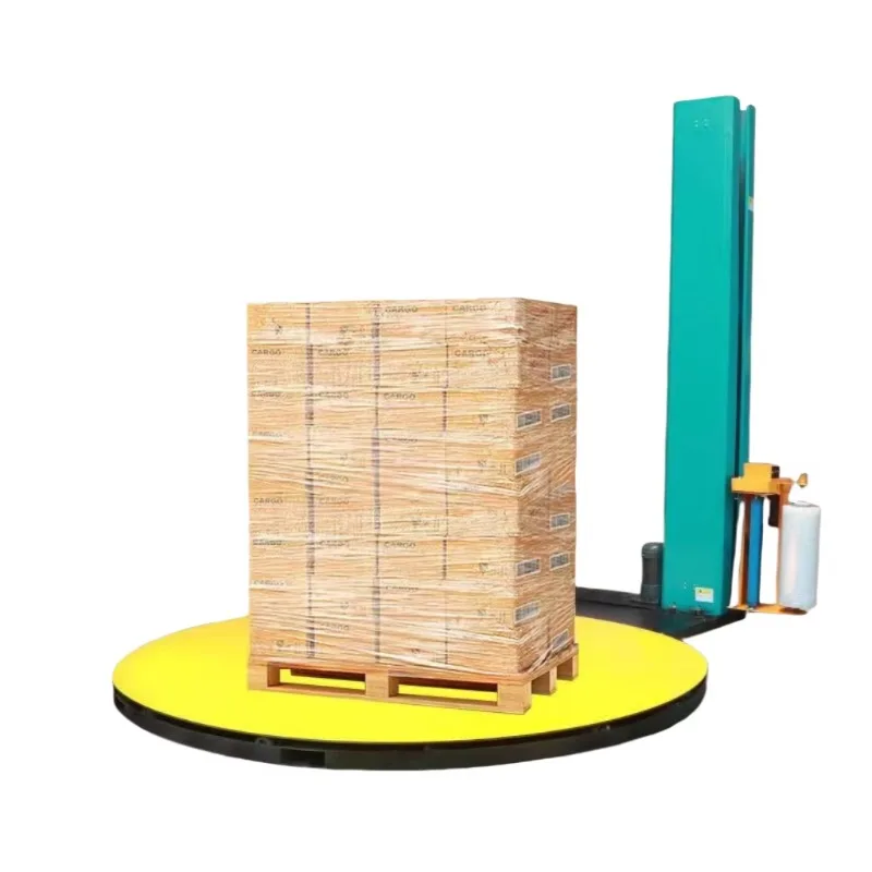 Premium Automatic Stretch Film Packaging Machine For Warehouse Pallet Protection Shrink Wrapping Machine Automatic