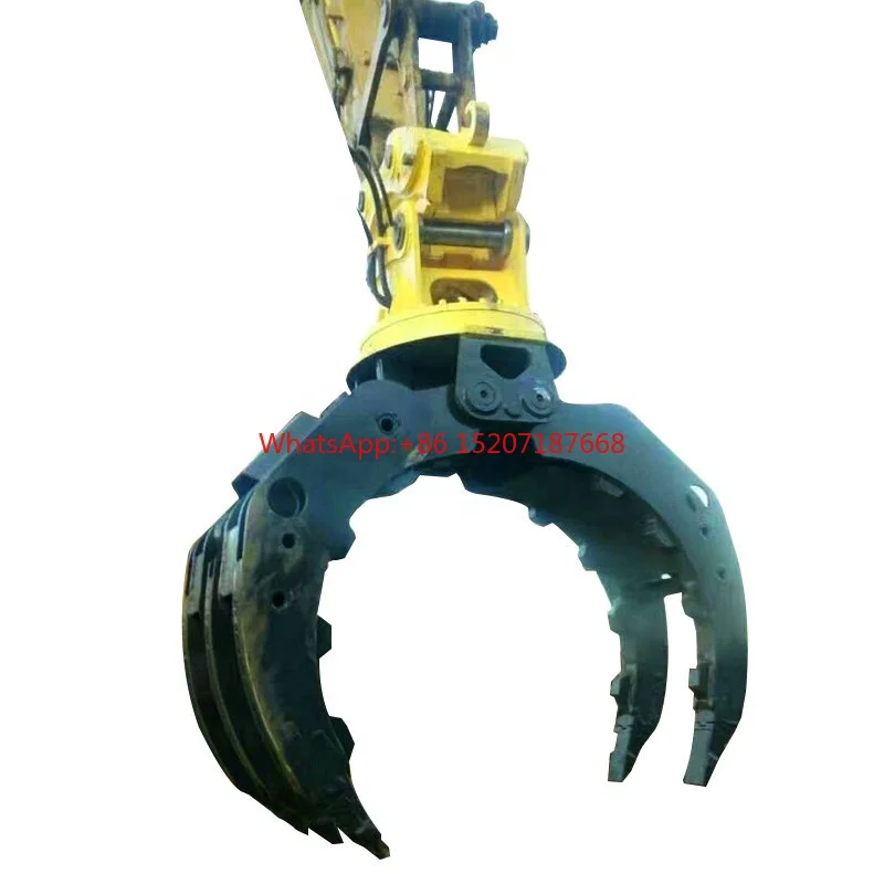 Stone Grapple for Excavator ,excavator rotating grapple