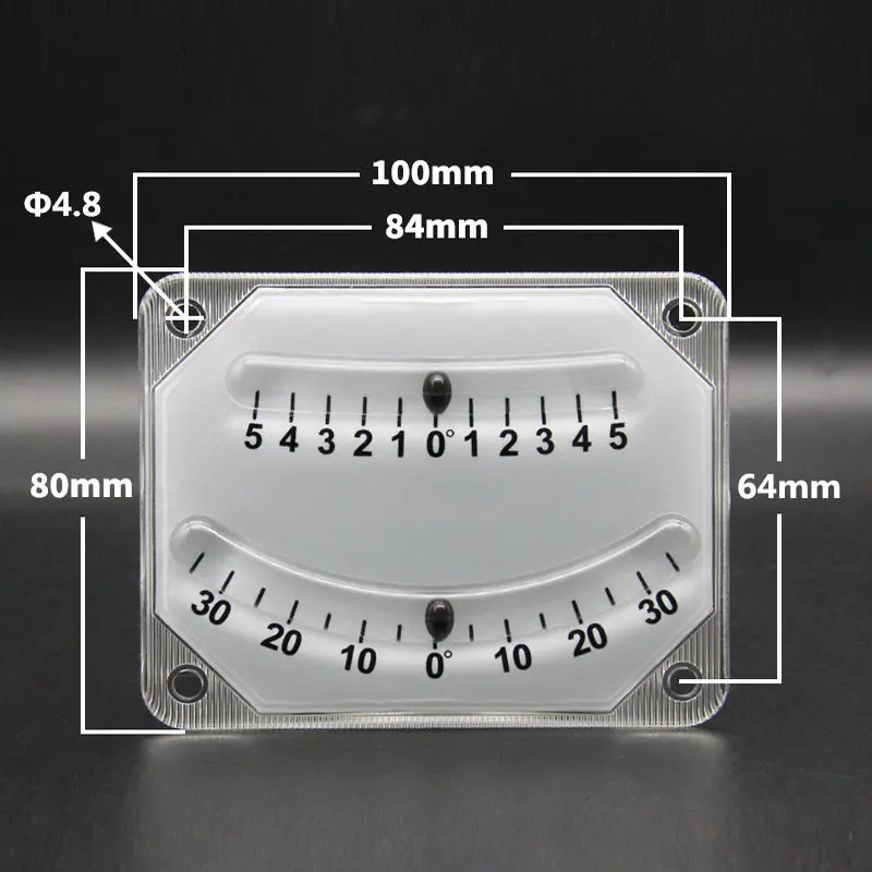 Vehicle-mounted ship inclinometer high-precision measuring angle inclinometer level double-tube steel ball goniometer