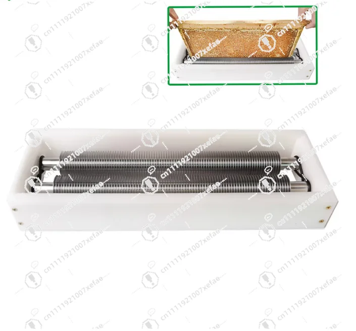 

New UF16 Honey Processing Equipment Manual Roller Cover Stainless Steel Honeycomb Frame Cover