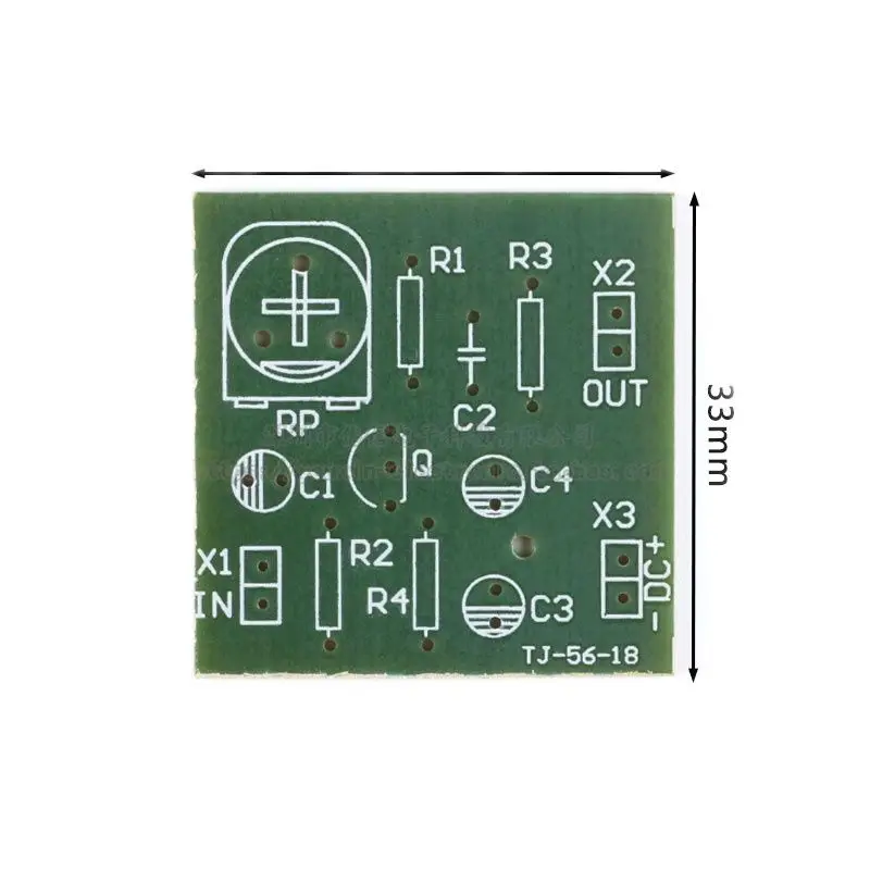 Single tube amplifier circuit kit, triode amplifier, voltage divider bias circuit, electronic production experiment and training