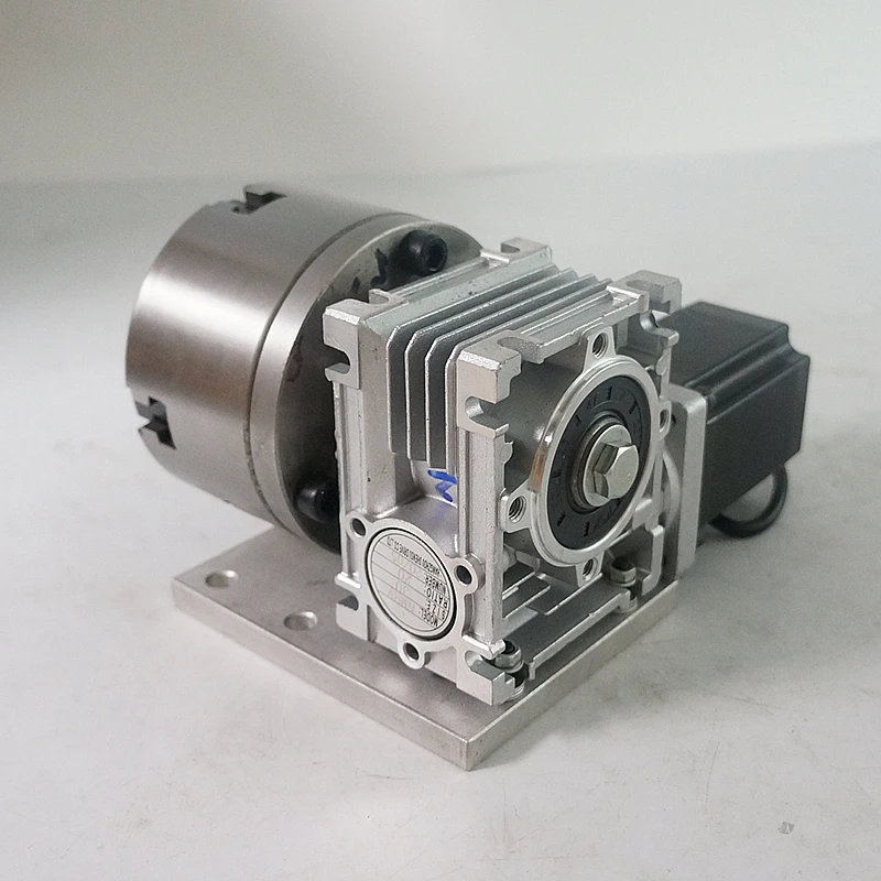 The RV040 Worm Gear Reducer Is A DC Motor Gearbox with Output Reduction Ratios of 5:1, 10:1, 20:1, and 100:1 for NEMA 86 Motor